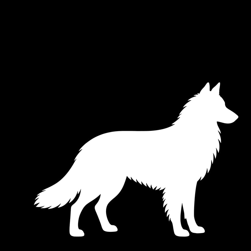 Belgische Herder (Tervueren) – Enkelen Motief Sticker