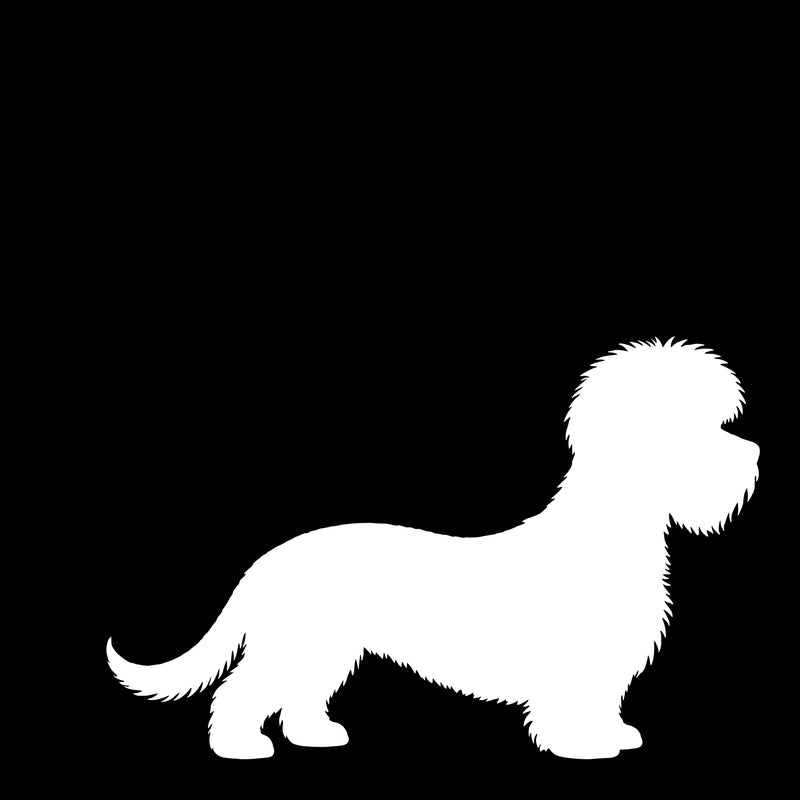 Dandie Dinmont Terrier – Enkelen Motief Sticker