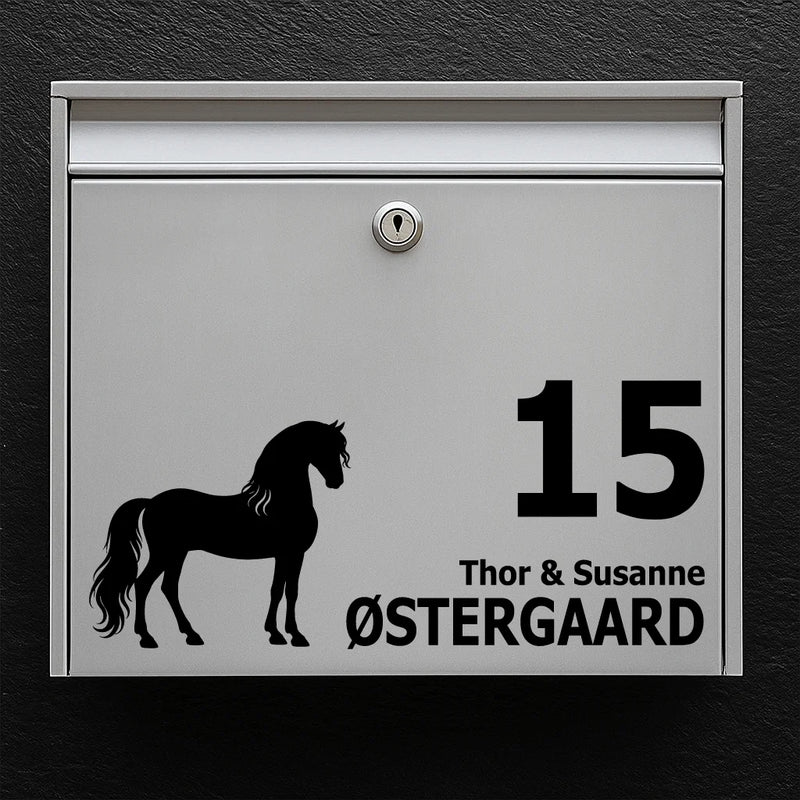 Brievenbussticker met PRE / Andalusiër