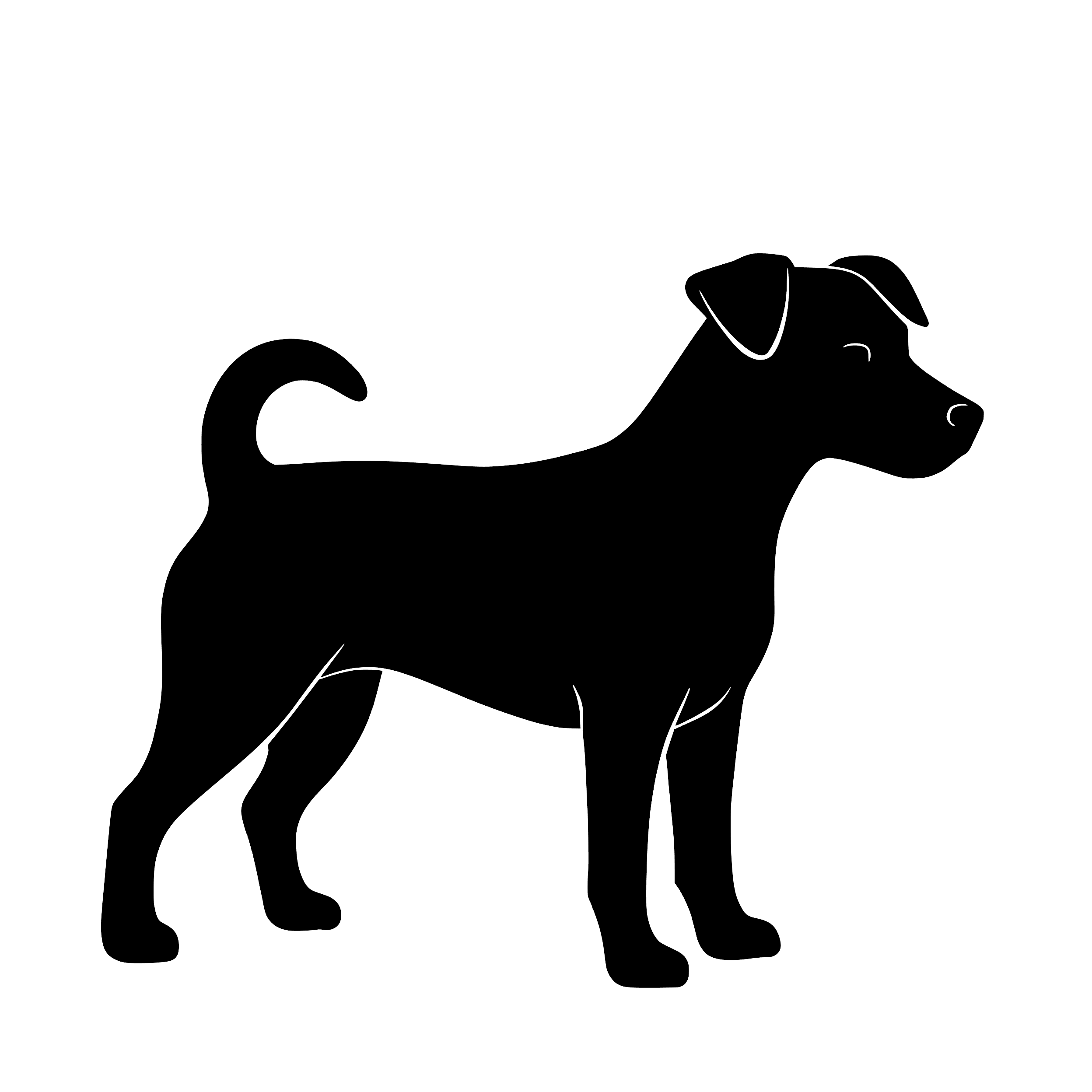 Deens-Zweedse Boerderijkhund – Enkelen Motief Sticker