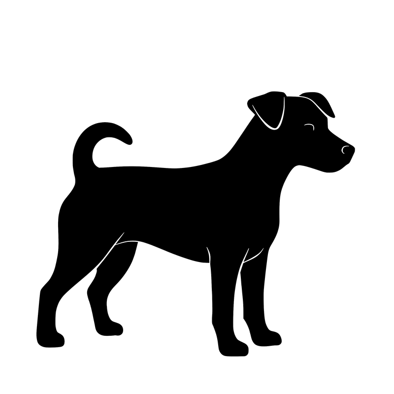 Deens-Zweedse Boerderijkhund – Enkelen Motief Sticker