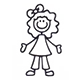 Figuurpictogram voor gezinspostbus