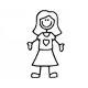 Figuurpictogram voor gezinspostbus