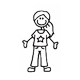 Figuurpictogram voor gezinspostbus