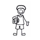 Figuurpictogram voor gezinspostbus