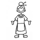 Figuurpictogram voor gezinspostbus