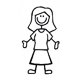 Figuurpictogram voor gezinspostbus