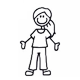 Figuurpictogram voor gezinspostbus