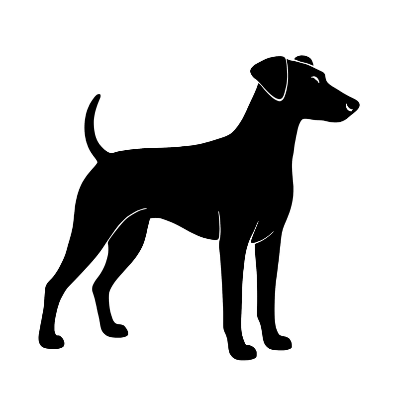Duitse Pinscher – Enkelen Motief Sticker