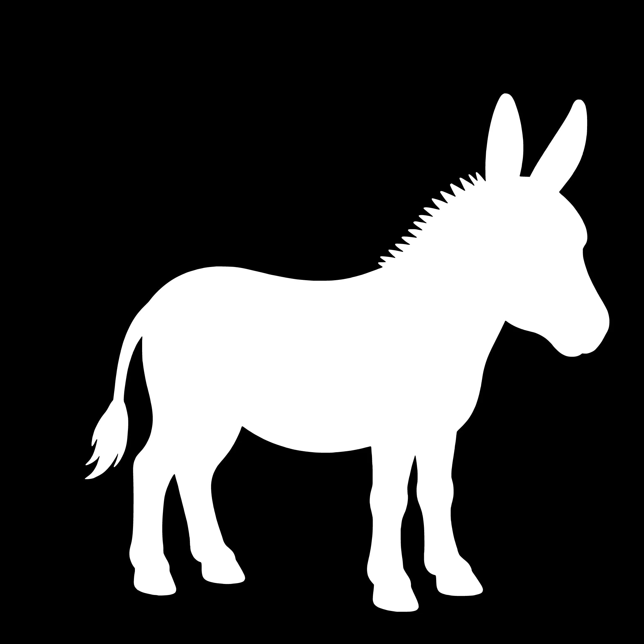  Ezel – Enkelen Motief Sticker