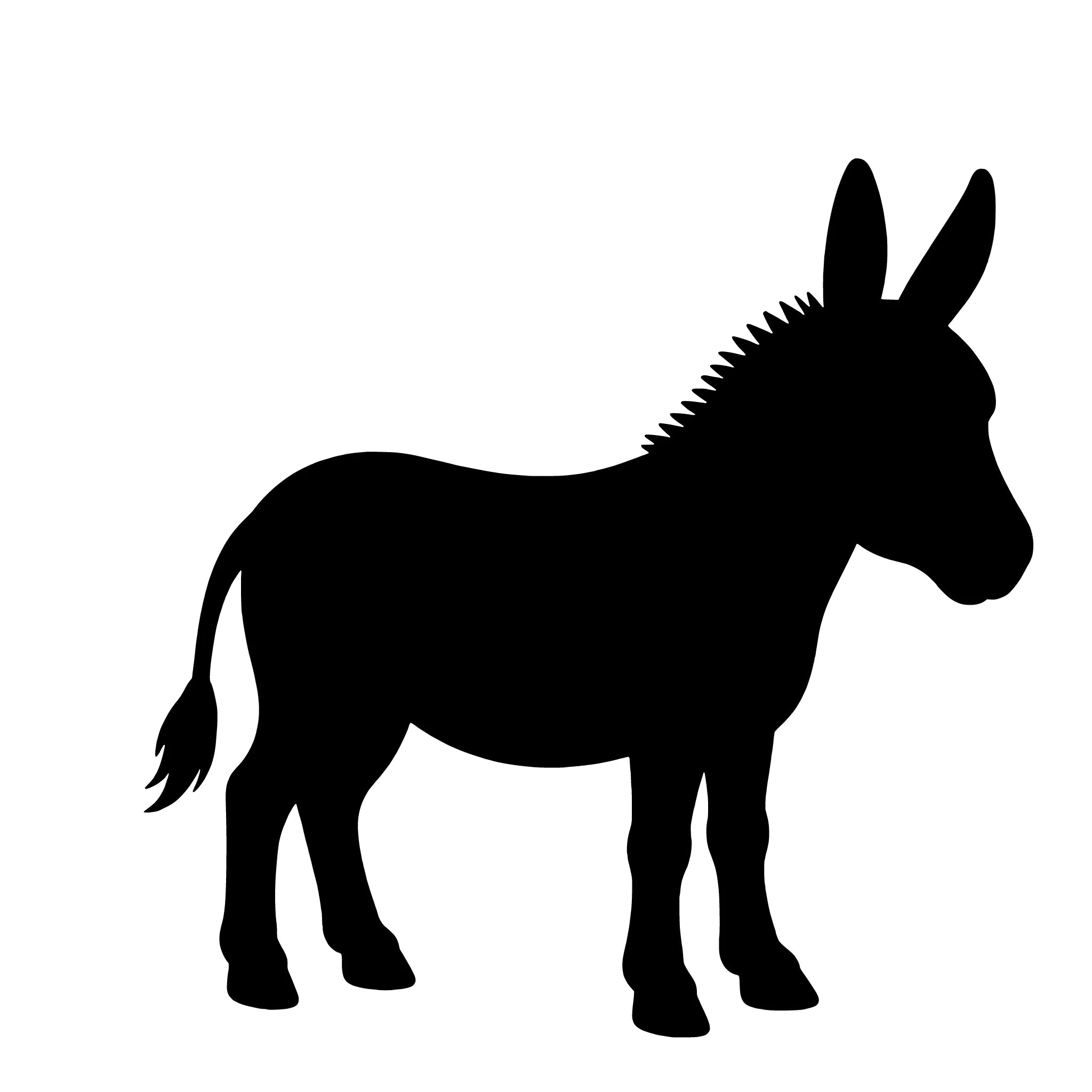  Ezel – Enkelen Motief Sticker