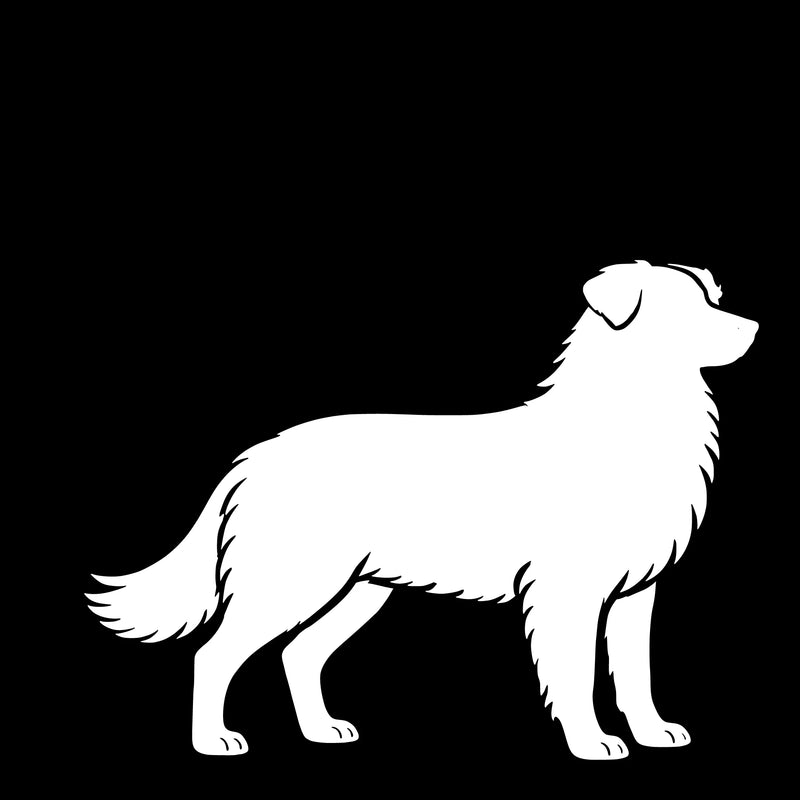 Australian Shepherd– Enkelen Motief Sticker