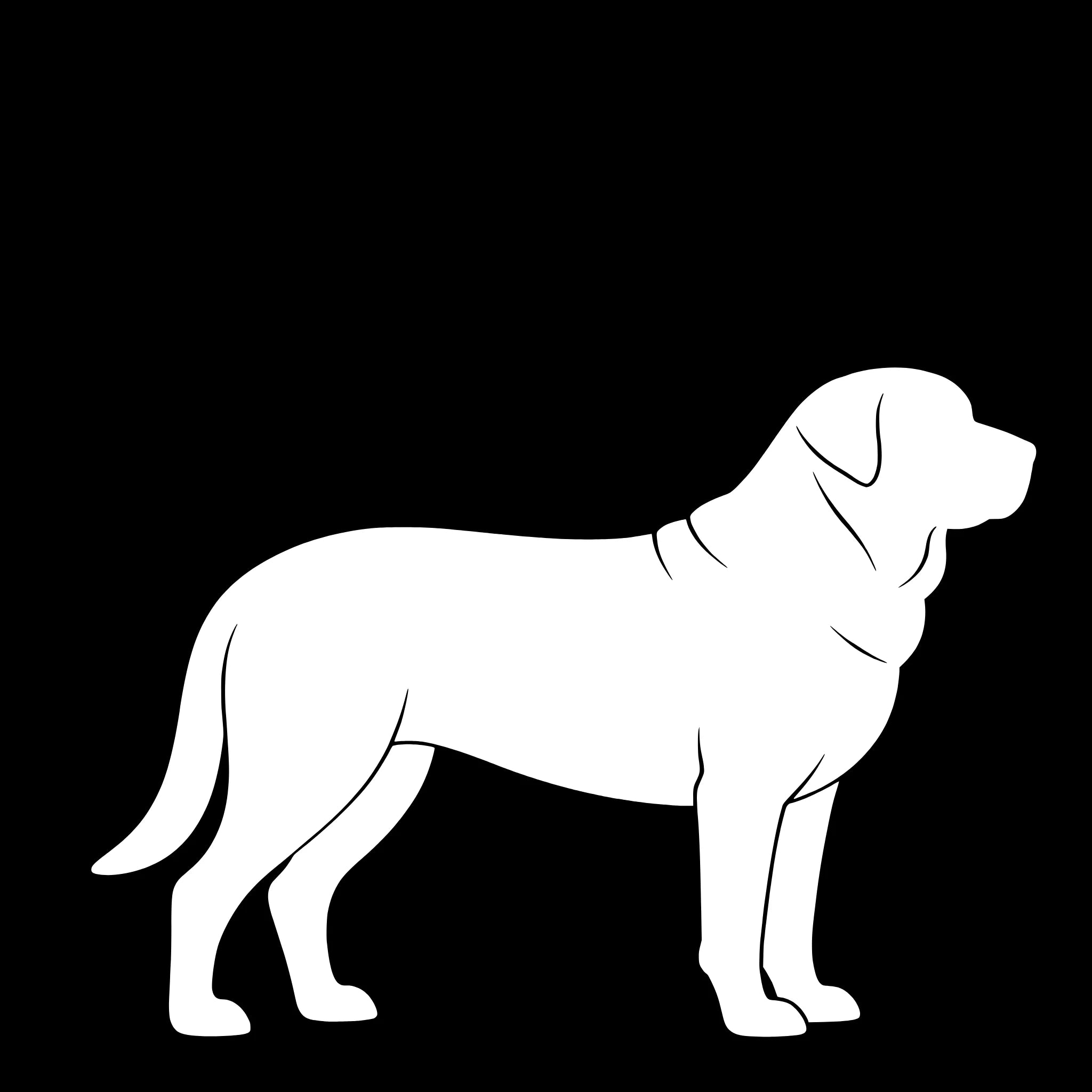 Broholmer – Enkelen Motief Sticker