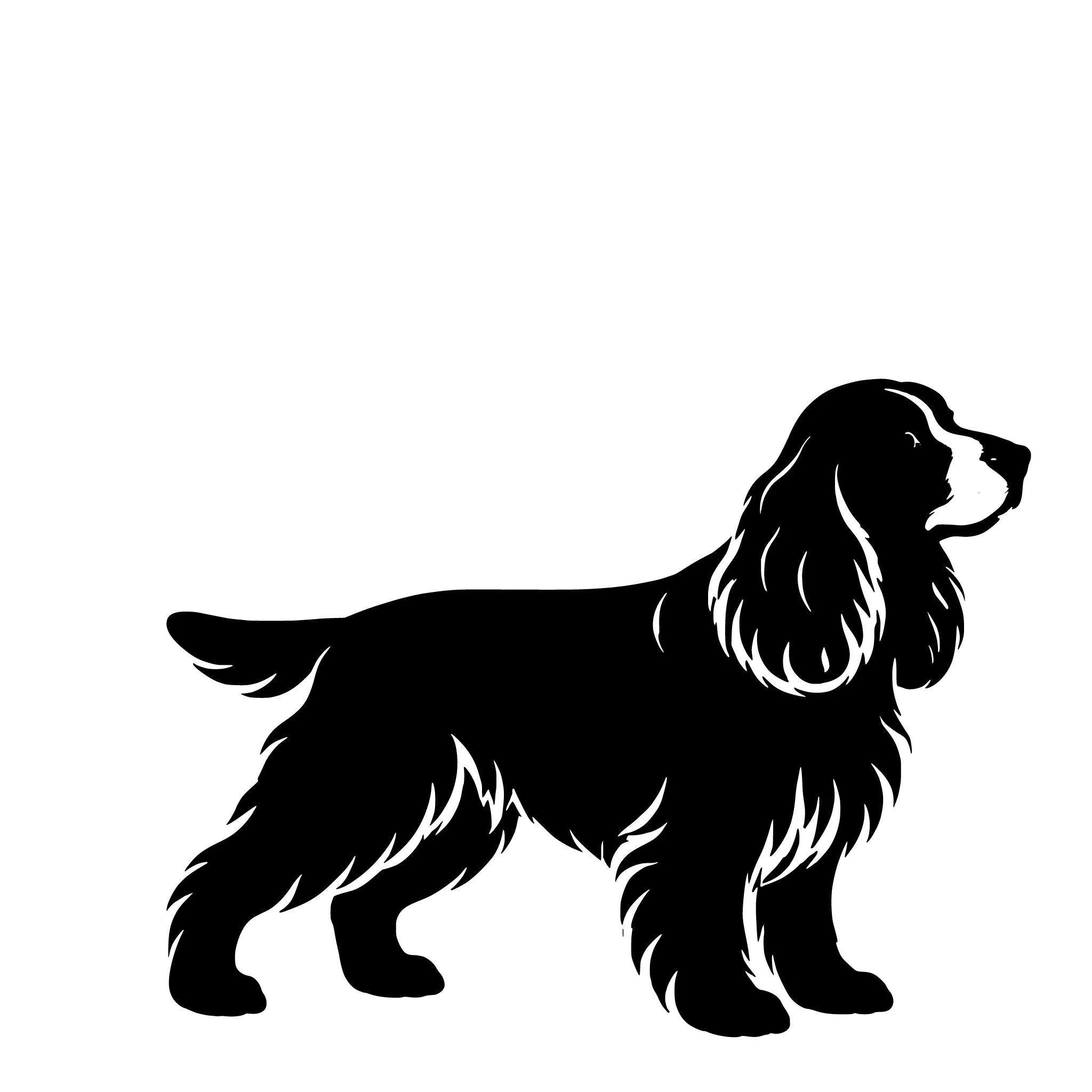 Cocker spaniël  – Enkelen Motief Sticker