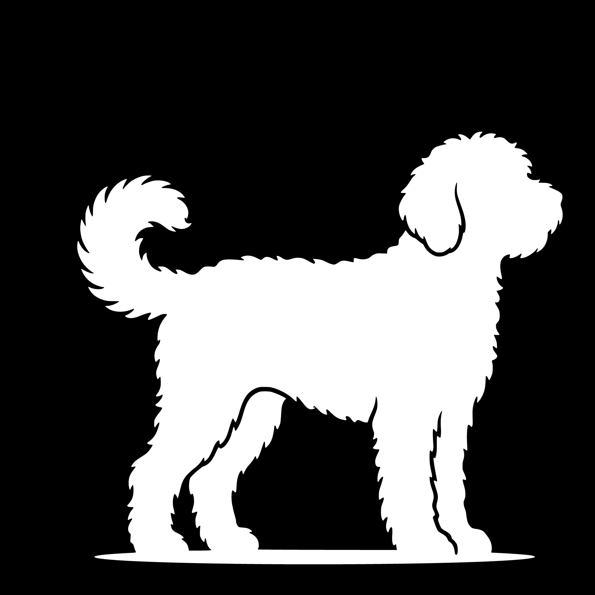 Goldendoodle – Enkelen Motief Sticker