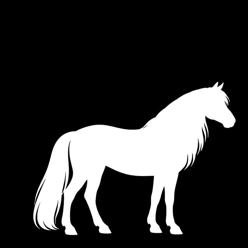 Haflinger – Enkelen Motief Sticker