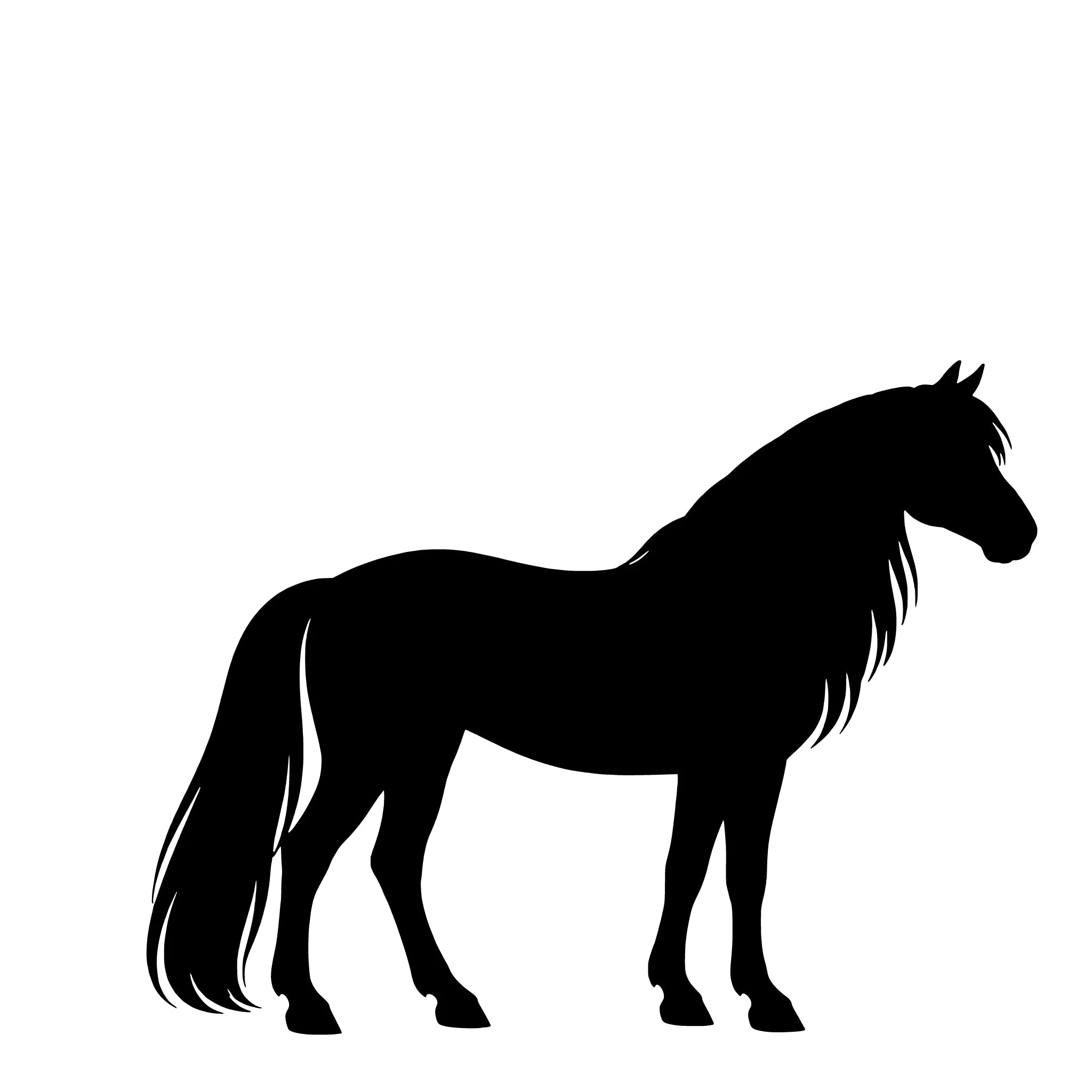 Haflinger – Enkelen Motief Sticker