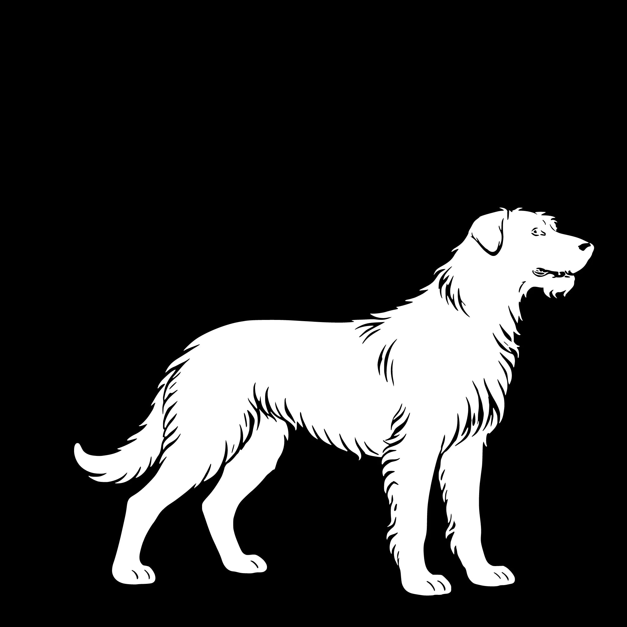 Ierse Wolfshond – Enkelen Motief Sticker