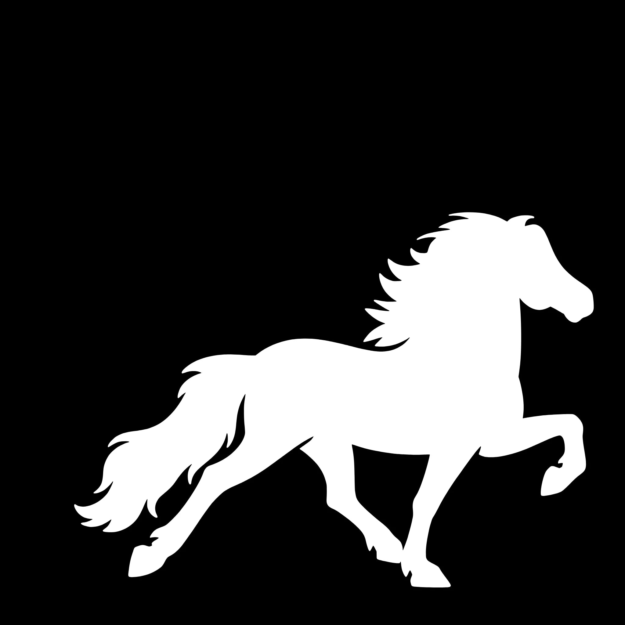  IJslander (tölt)– Enkelen Motief Sticker