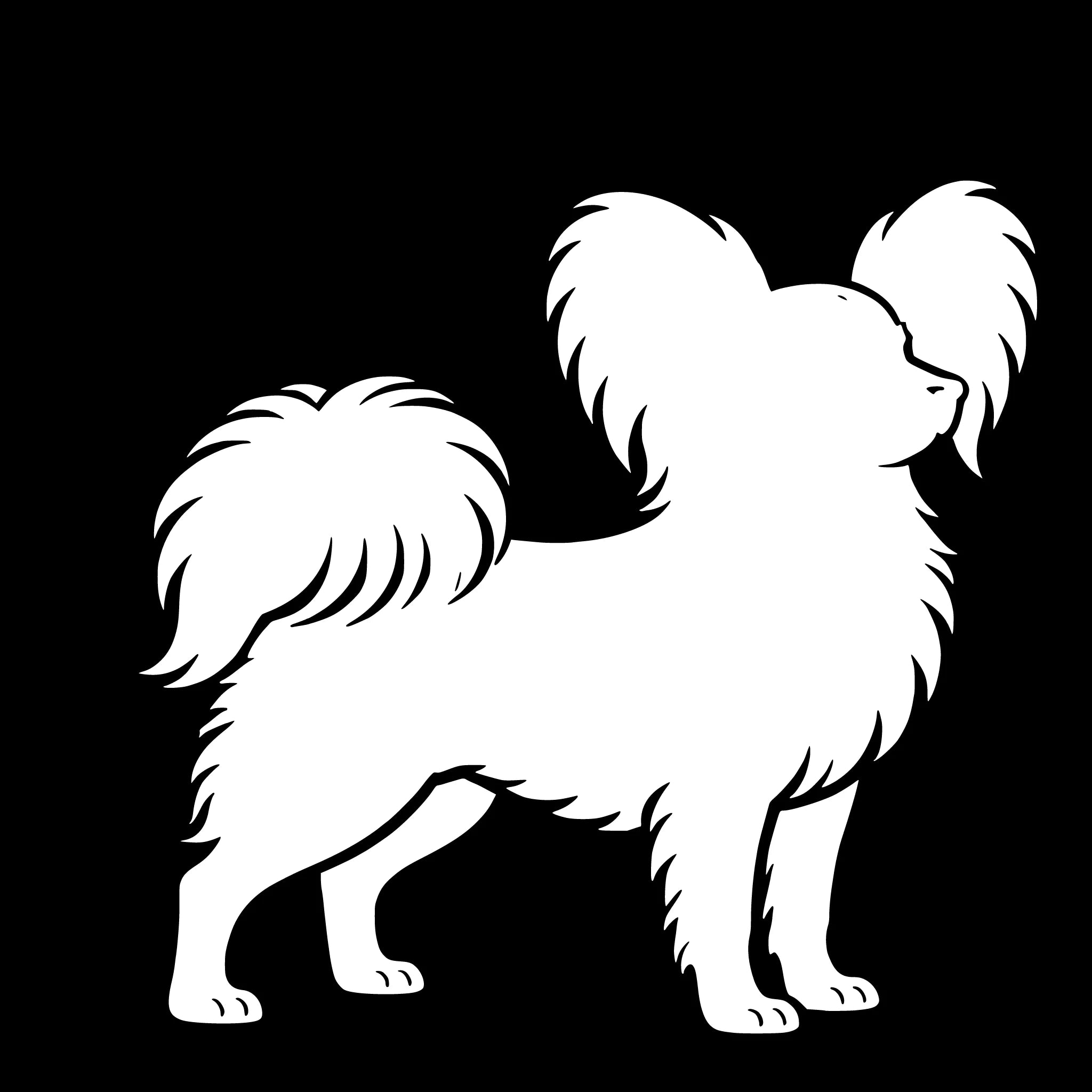 Papillon – Enkelen Motief Sticker