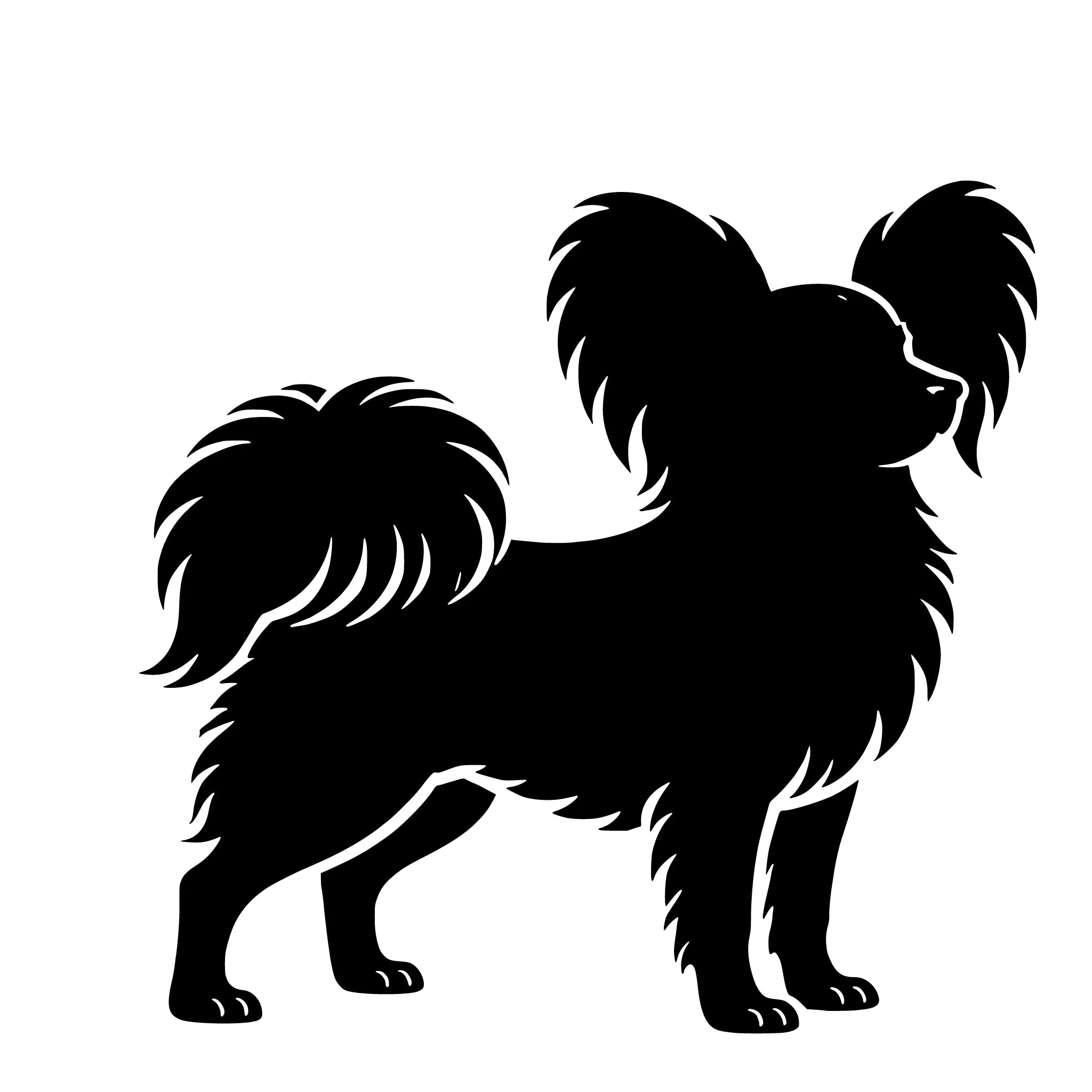 Papillon – Enkelen Motief Sticker