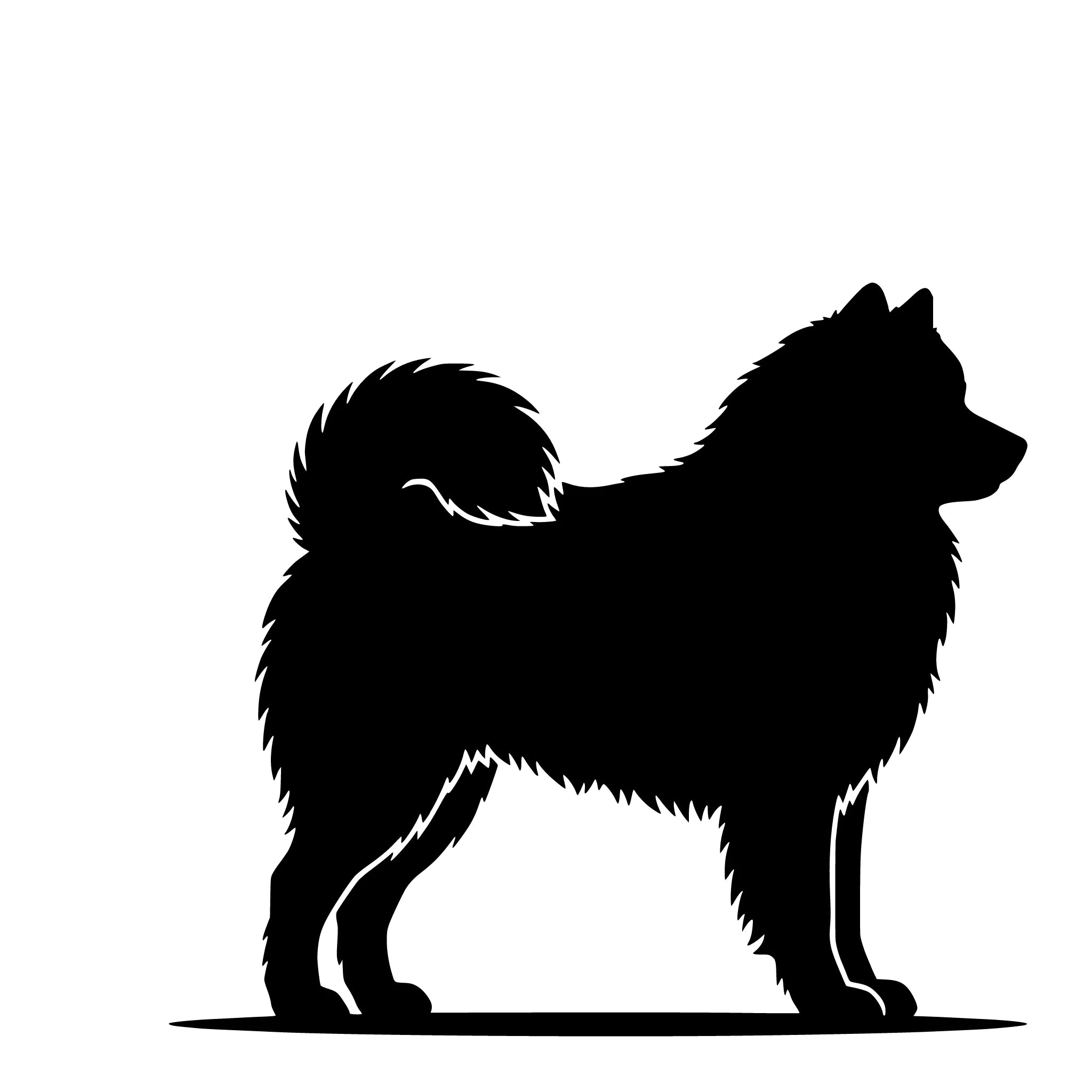Samojeed – Enkelen Motief Sticker