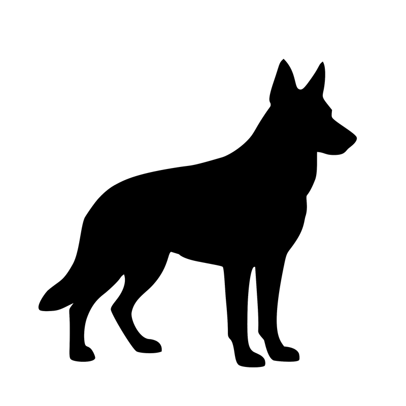 Duitse Herder – Enkelen Motief Sticker