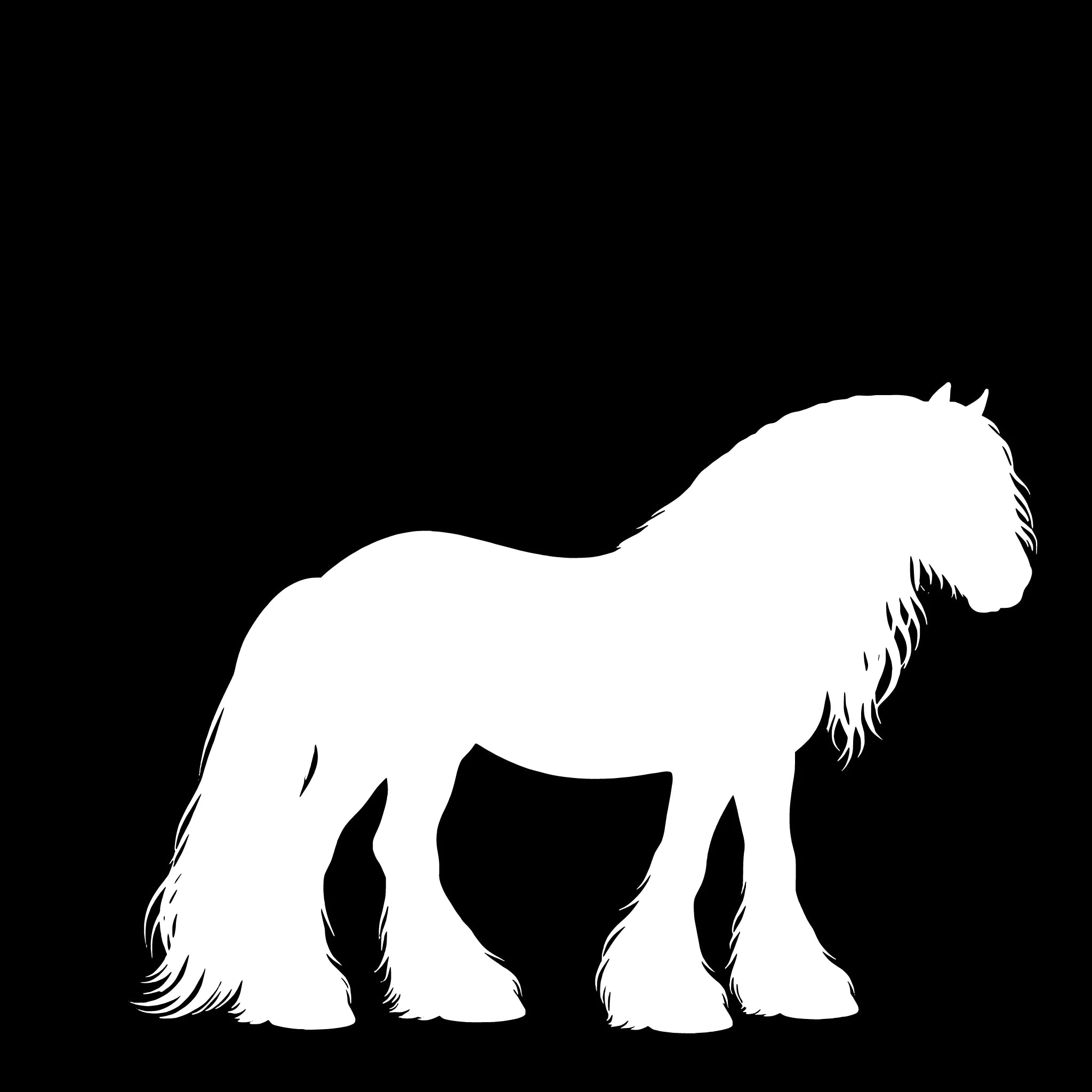 Tinker / Irish Cob – Enkelen Motief Sticker