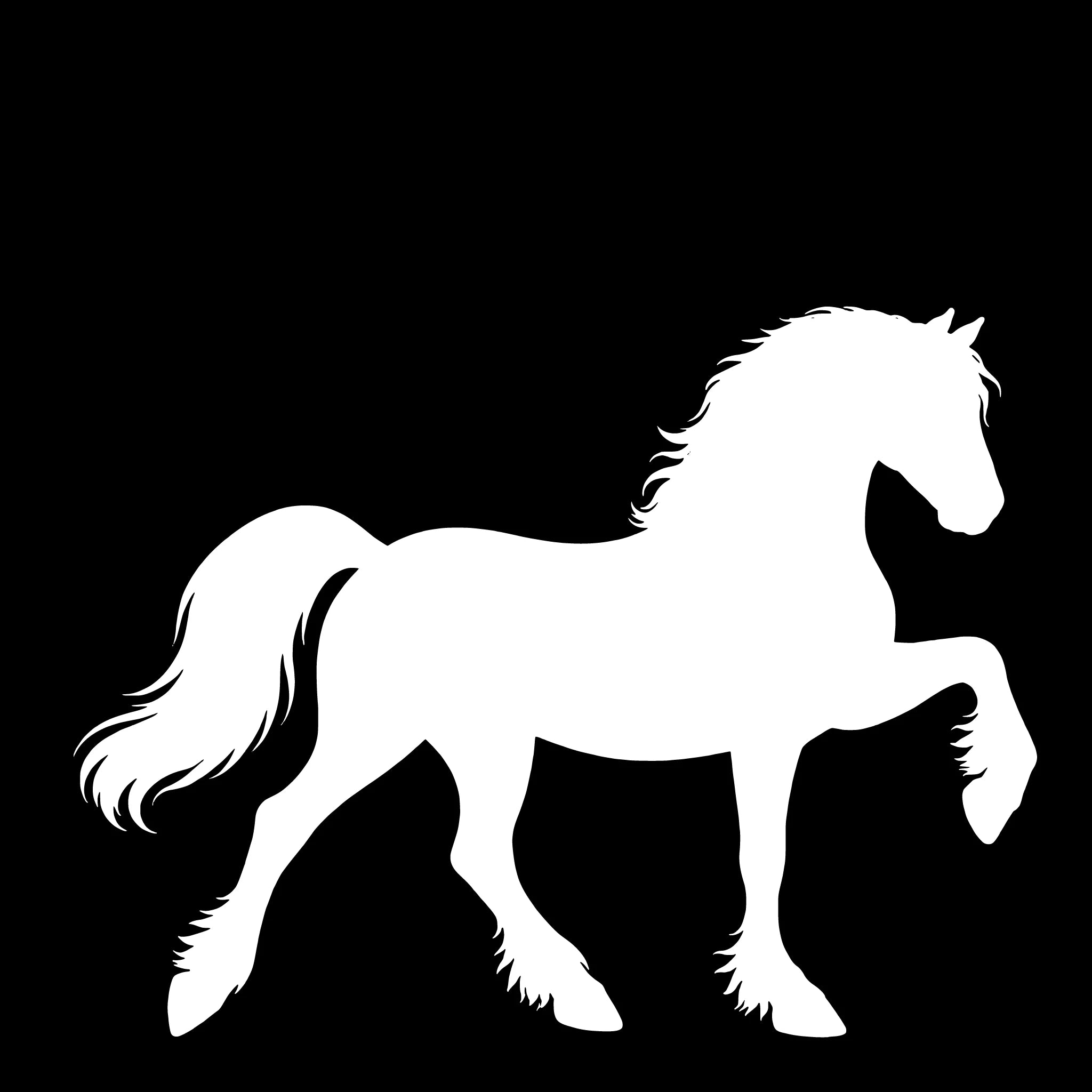  Welsh Cob – Enkelen Motief Sticker
