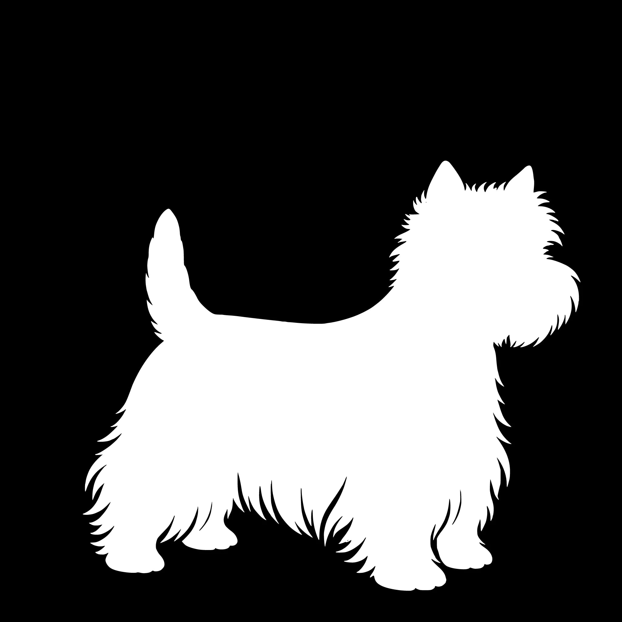 West Highland Terrier (Westie) – Enkelen Motief Sticker
